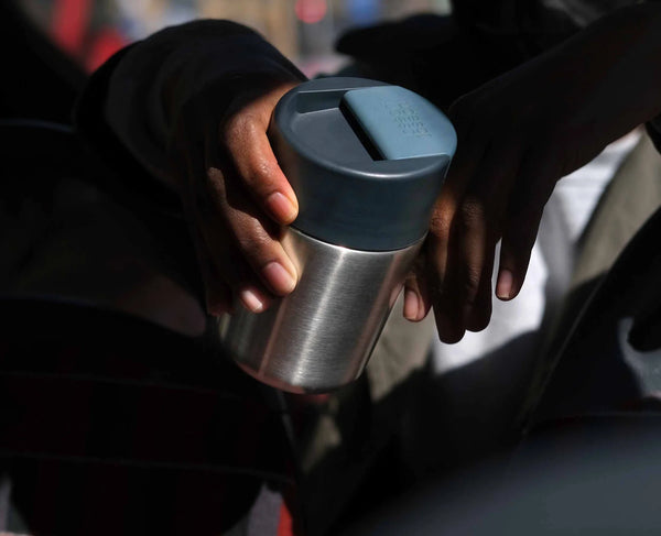 Joseph Joseph Sipp Steel Travel Mug with Hygienic Flip-Top Lid 340 ml