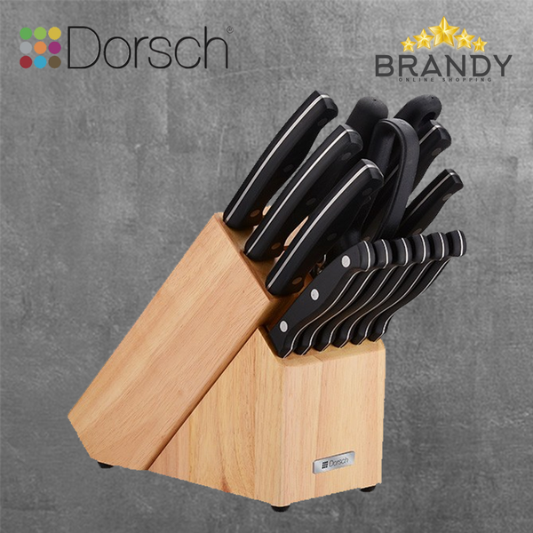 Classic Knife Set 14pcs with Wooden Stand