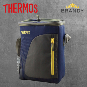 Lunch Bag with IsoTec Insulation - Blue, Grey & Yellow