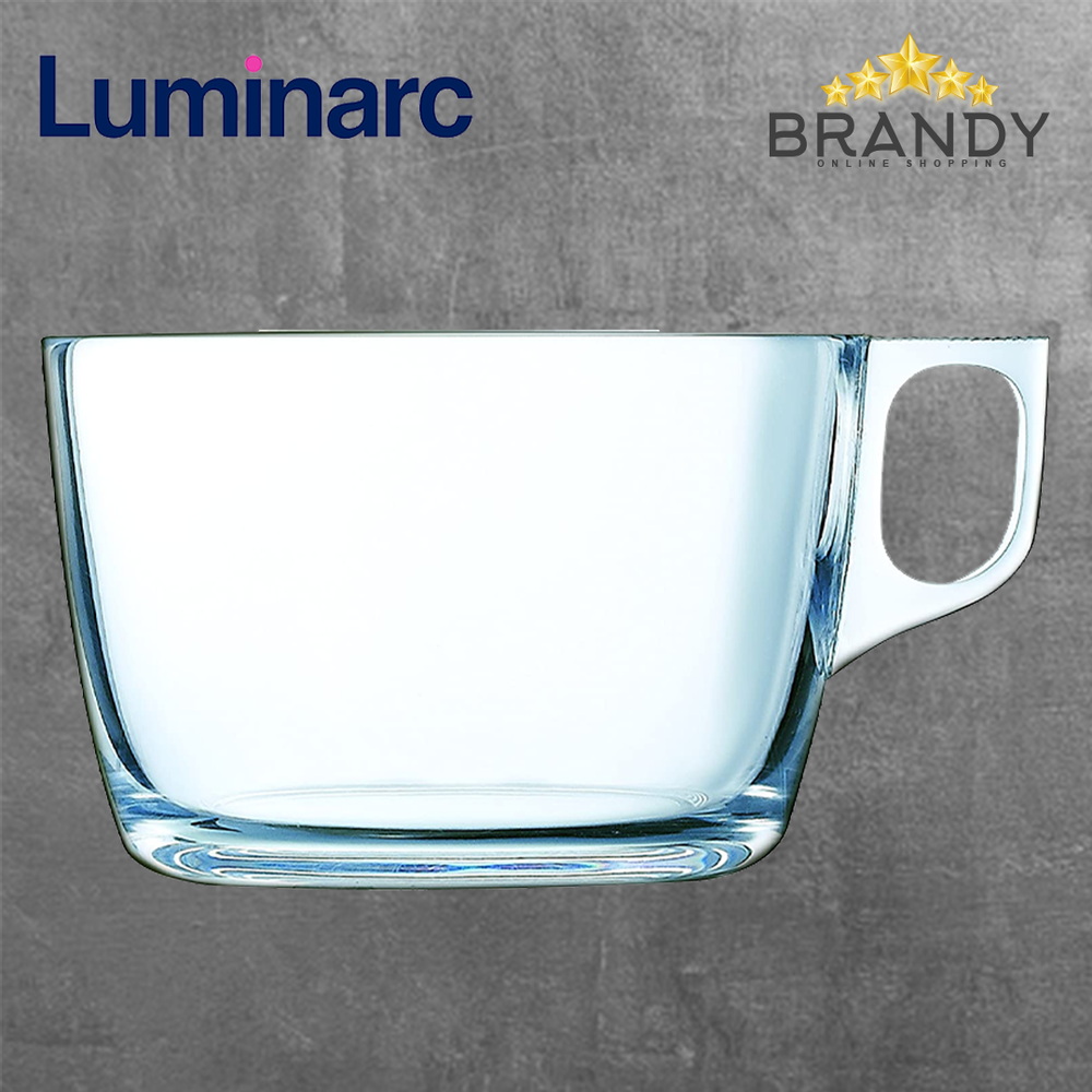 Nuevo Set of 6 Glass Cereal Bowls 50cl