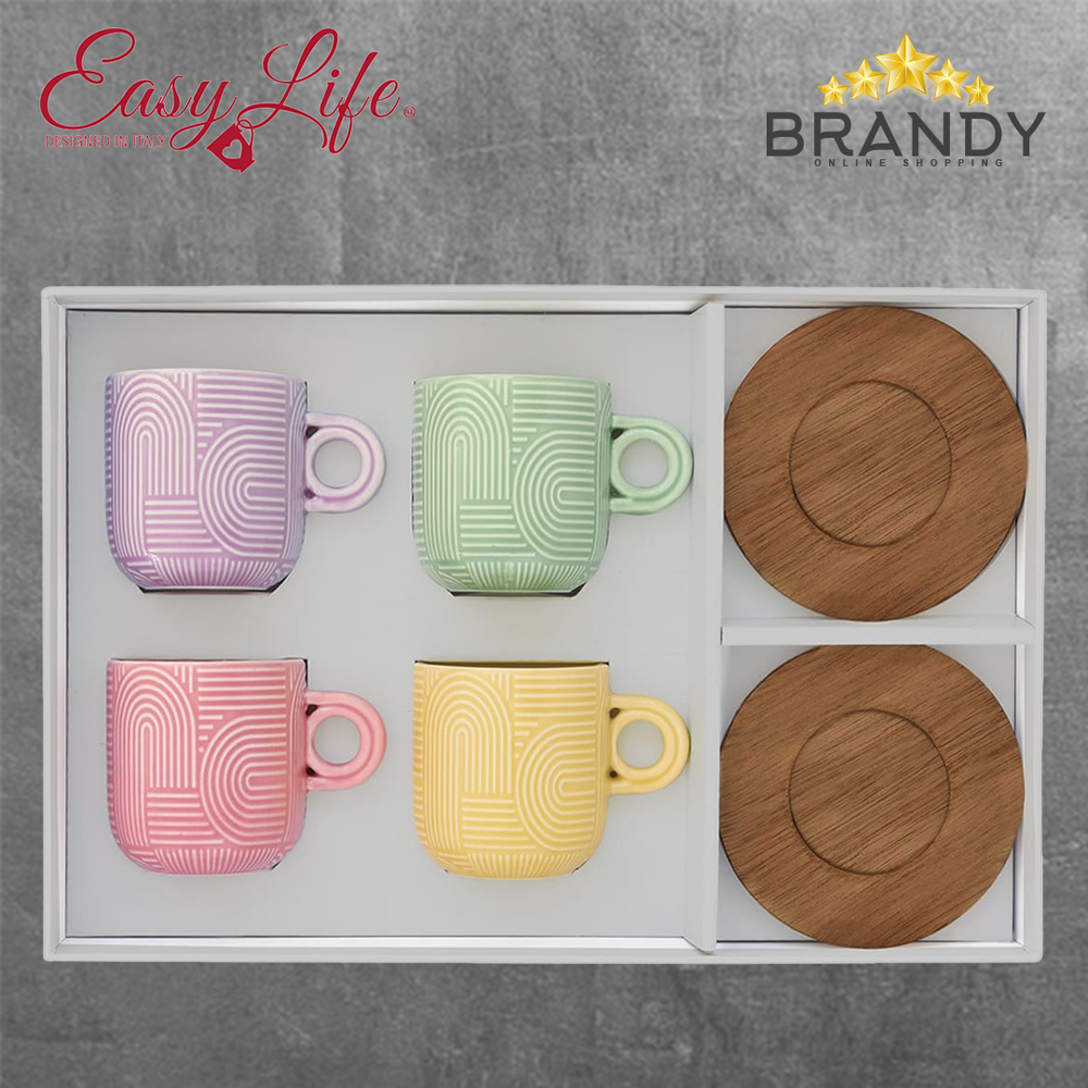 Take A Loop Coffee Cups Set 4pcs