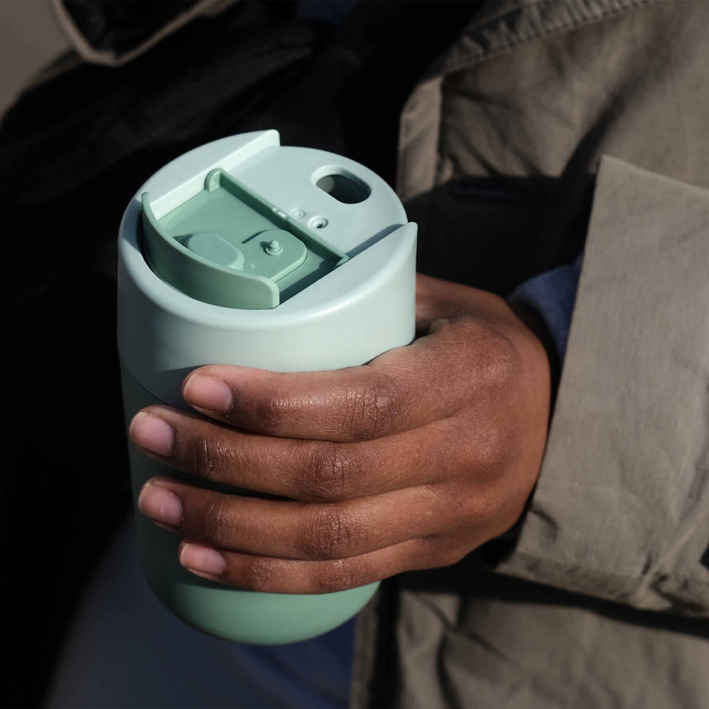 Sipp Travel Mug 340ml Green - Leakproof