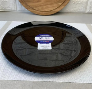 Luminarc Diwali White Opal Glass Plates Set Tempered Microwave Dishwasher Safe
