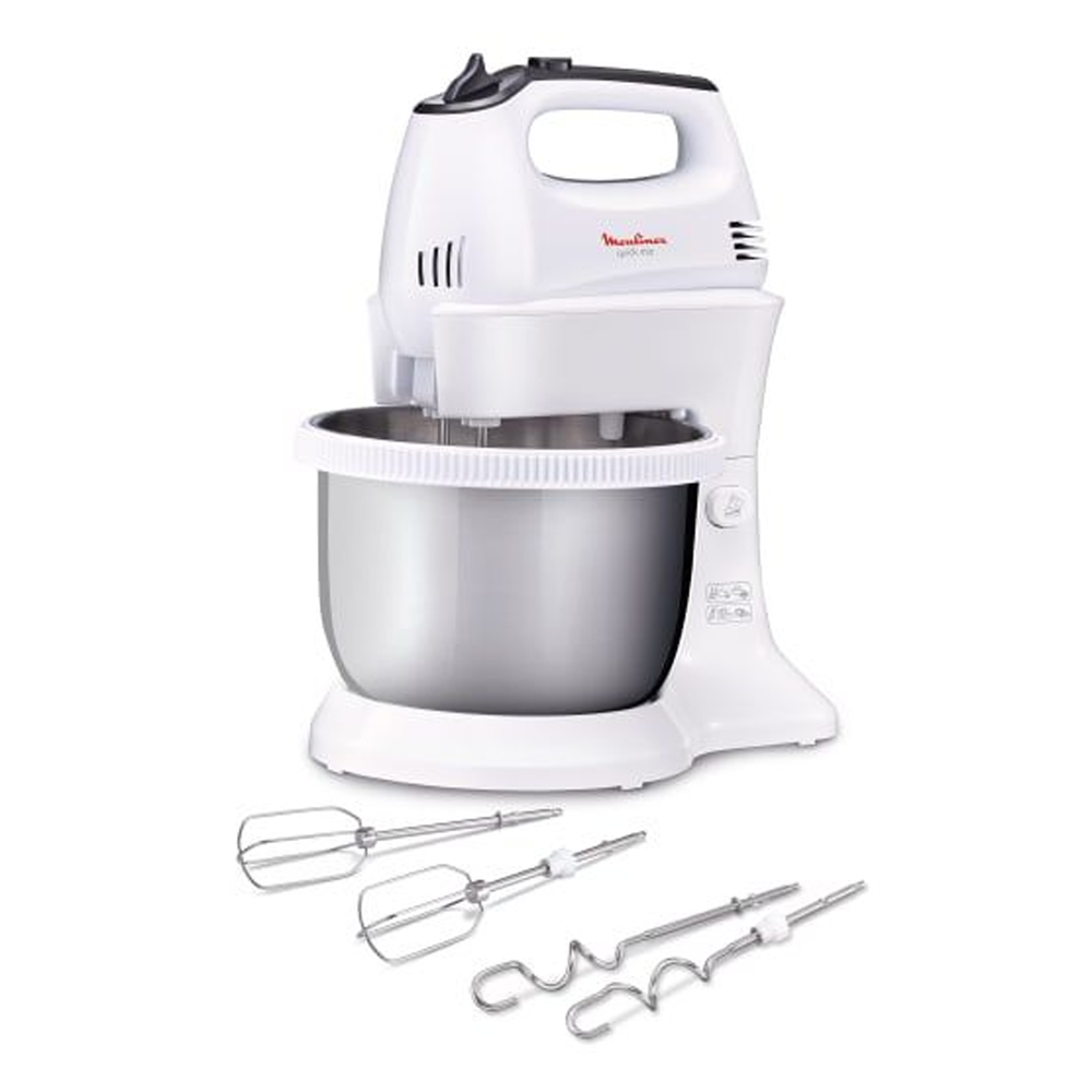 Moulinex QuickMix HM3121B1 Cake Mixer 300W Auto-Rotating 3.5L