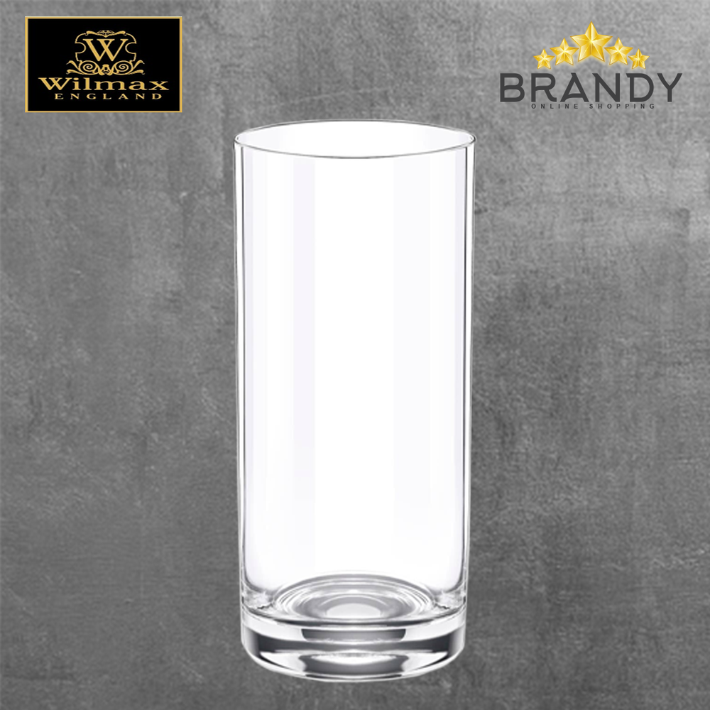 Long Glass Cups Set 6pcs - 390ml Capacity