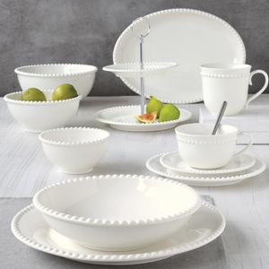 Tiffany White Coffee Cups Set 6pcs