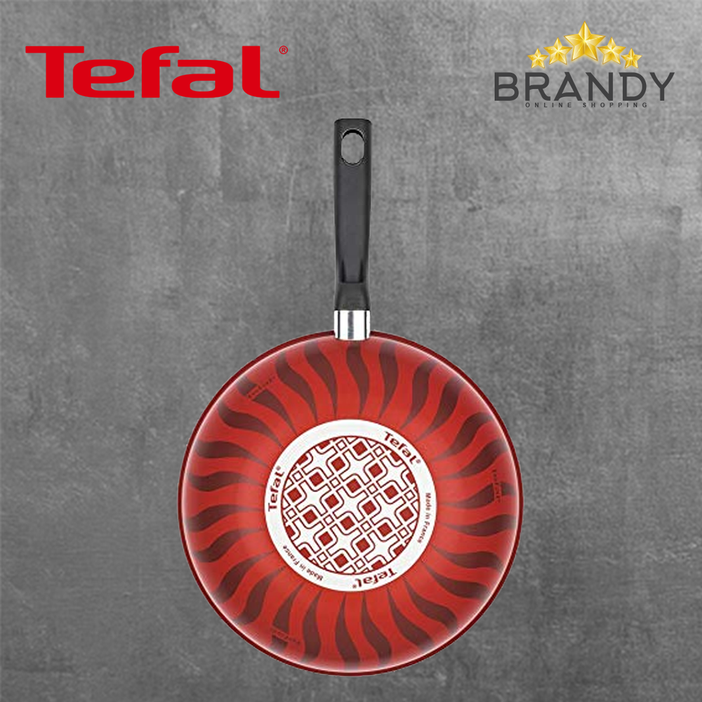 Tempo Flame Wok - Non-Stick Red Aluminum Wok