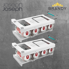Joseph Joseph FridgeStore™ Under-Shelf Pack of 2 Collapsible Can Dispensers