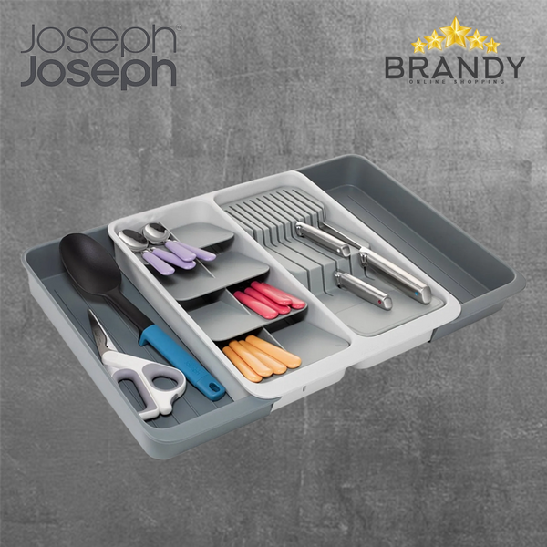 Joseph Joseph DrawerStore™ Expanding Tiered Cutlery, Utensil, Gadget & Knife Organiser