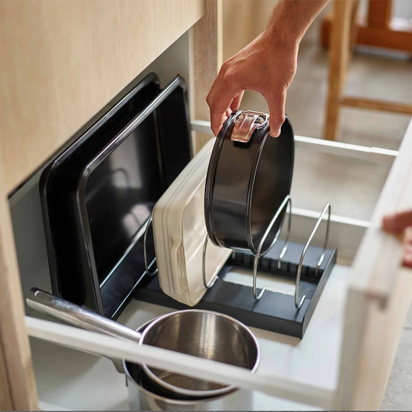 DrawerStore Grey Pans & Trays Organizer