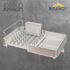 Joseph Joseph Extend Steel Expandable Dish Drainer Stone