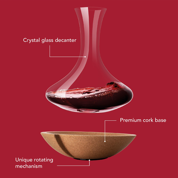 Swirling Carafe Crystal