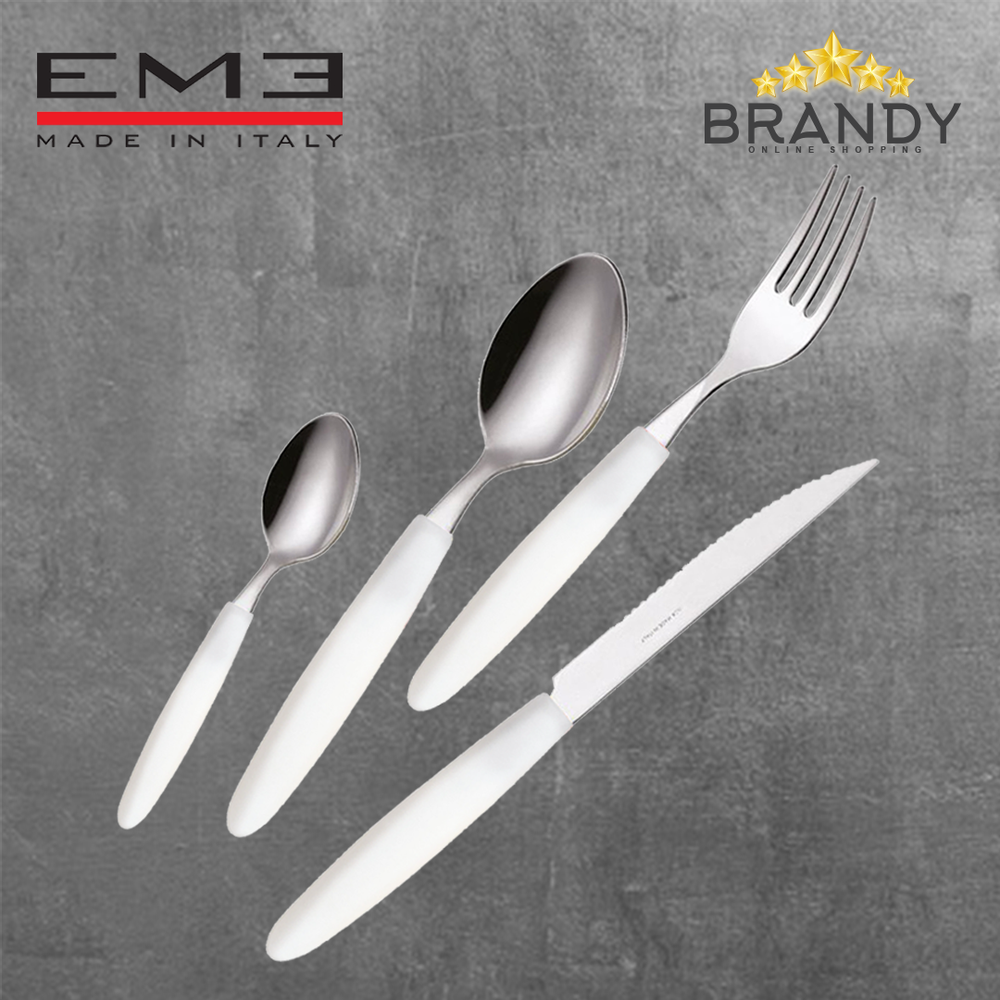 Light White Cutlery Set 24pcs
