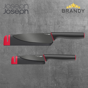 Slice&Sharpen Set 2 Knives & 2 Sharpeners