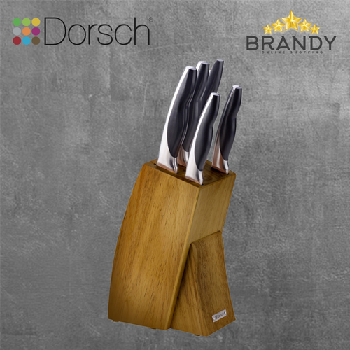 Curve Knife Set 6pcs with Wooden Stand
