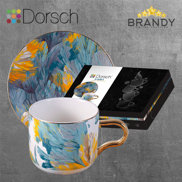 Samba Coffee Cups Set 6pcs - Porcelain 90ml