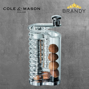 Wallis Nutmeg Grinder with Acrylic Body and Stainless Steel Blades