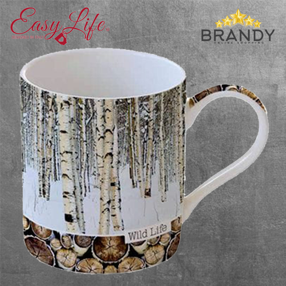 Wild Life Mug Forest Birch Porcelain 350ml
