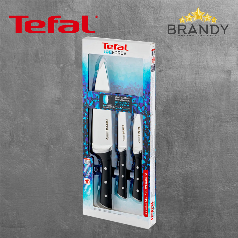 Ice Force Set 3 Knives - Stainless Steel Blades