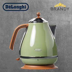 Icona Vintage Electric Kettle Green 1.7L Retro Stainless Steel Kettle