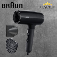 Braun HD2.2 Hair Dryer 2200W with Diffuser & Cool Shot Black