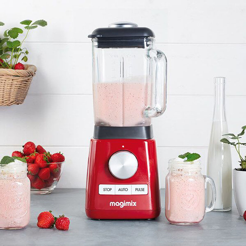 Blender 1.8L MX800R 1300W Glass Jar Red