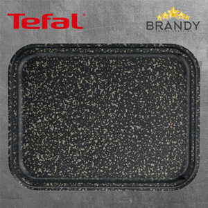 Tefal Black Stone Rectangular Tray with Non-Stick Coating