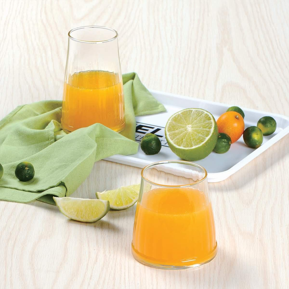 Bucolique Long Cups Set 6pcs, 35cl Glass Drinkware