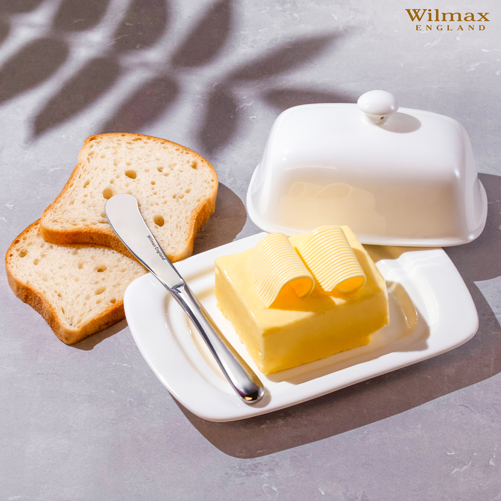 Porcelain Butter Dish with Lid