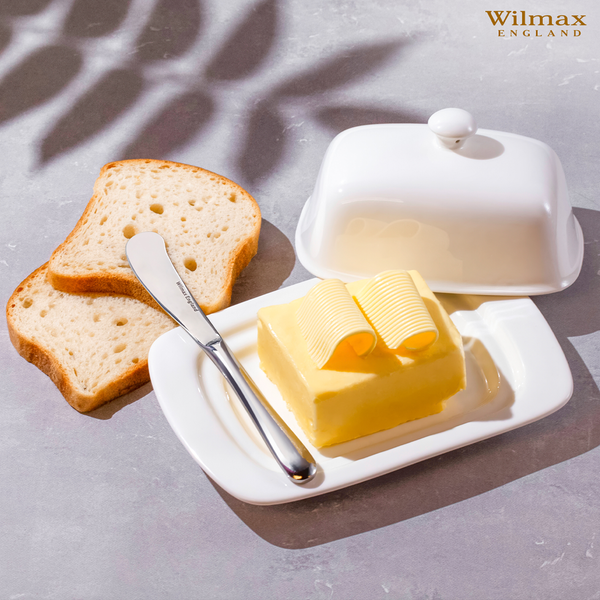 Porcelain Butter Dish with Lid