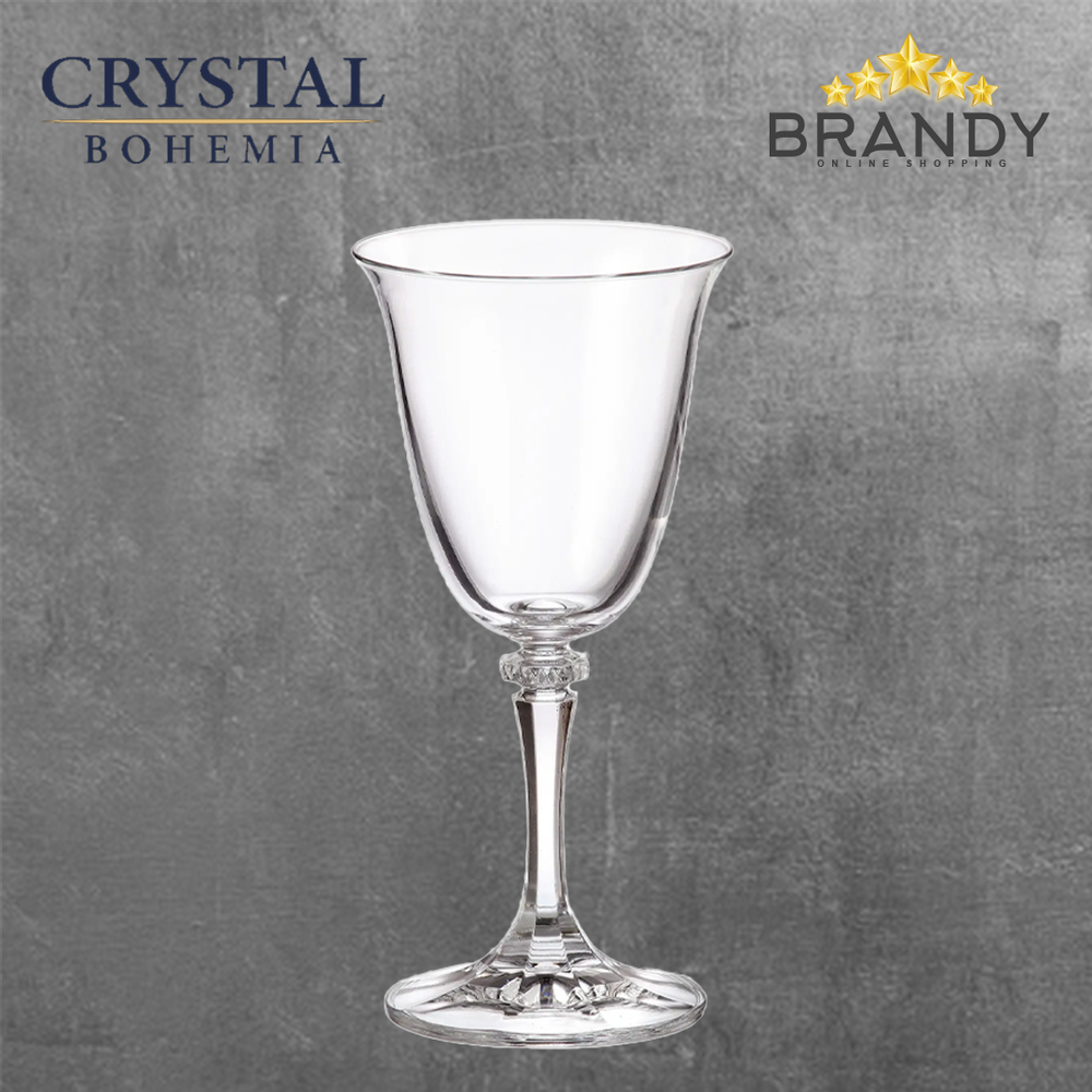 Branta Wine Glasses Set 6pcs, Crystal Glass