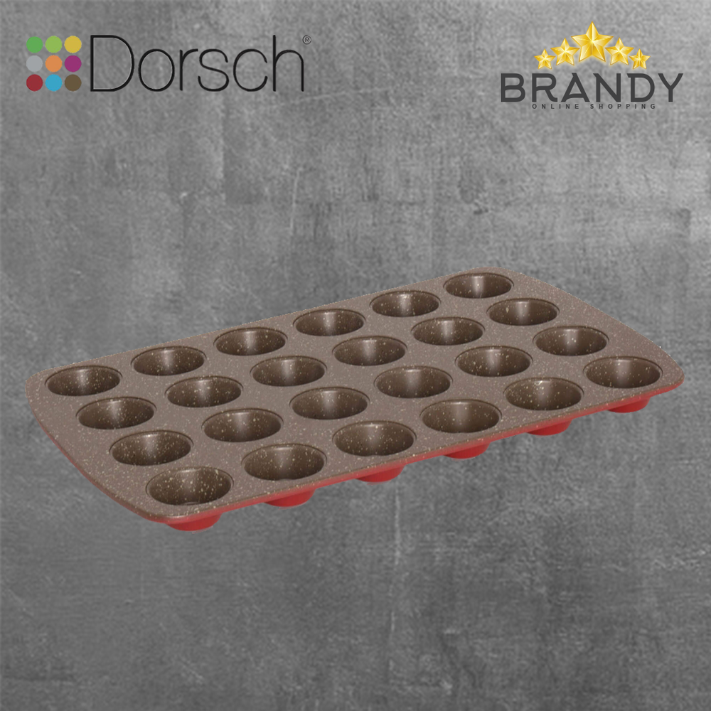 Mini Muffin Pan 24 Cups Non-Stick Marble