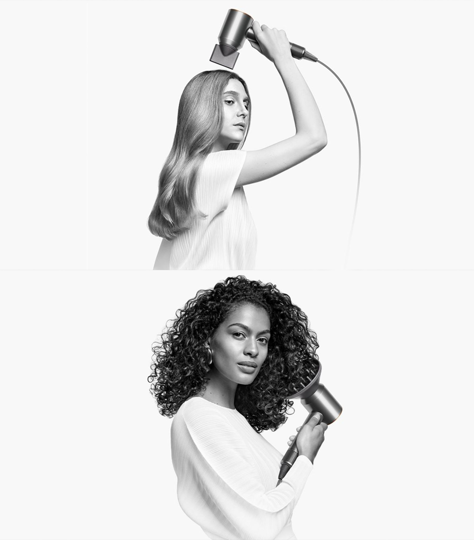 Supersonic Hair Dryer Bright Nickel/Copper HD07