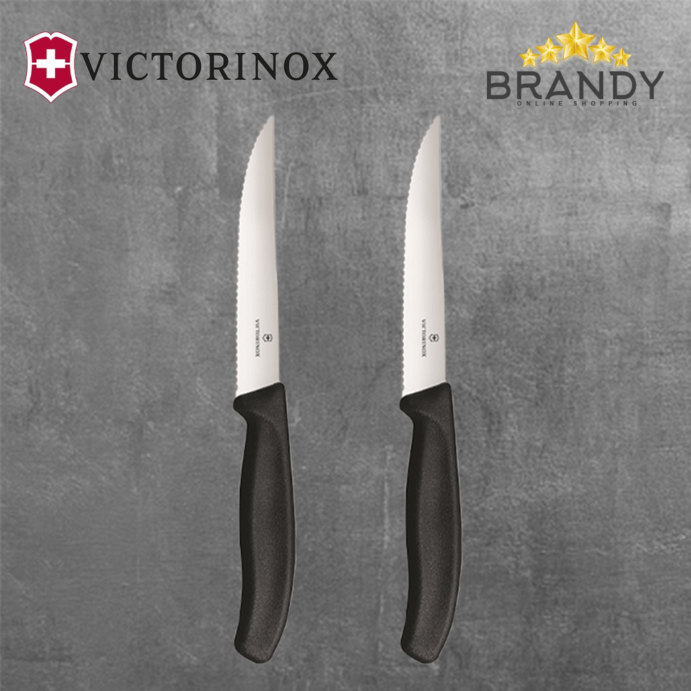 Victorinox Steak Knives Set 2pcs with Stainless Steel Blades