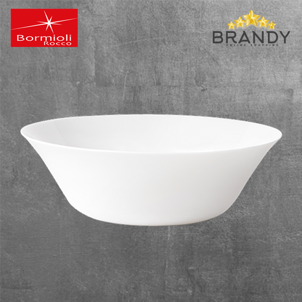 White Moon Bowls 15cm Set 6pcs Opal Glass