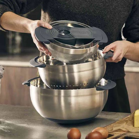 Joseph Joseph Nest 9 Steel 9-Piece Stainless Steel Food Preparation Set
