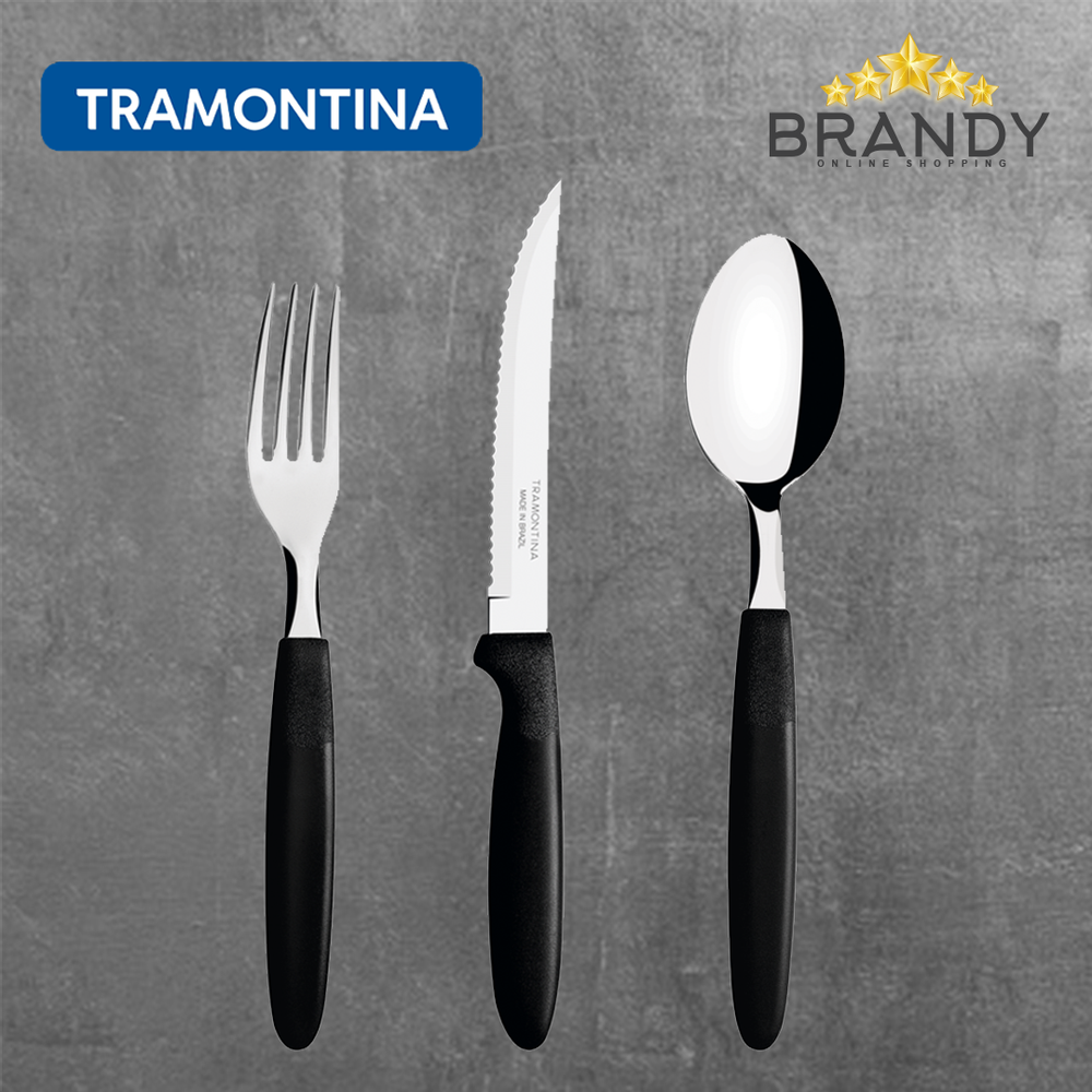 Ipanema Black Cutlery Set 36pcs