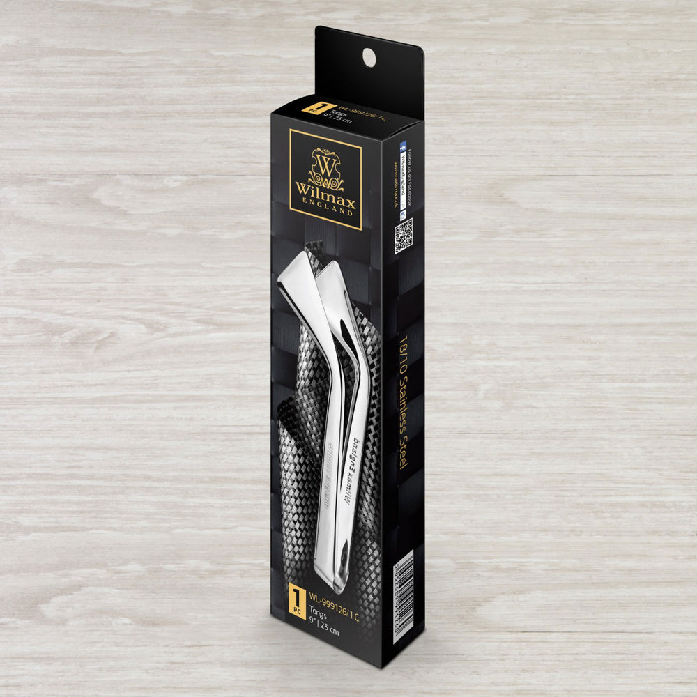 Wilmax Stainless Steel Serving Tongs 23cm