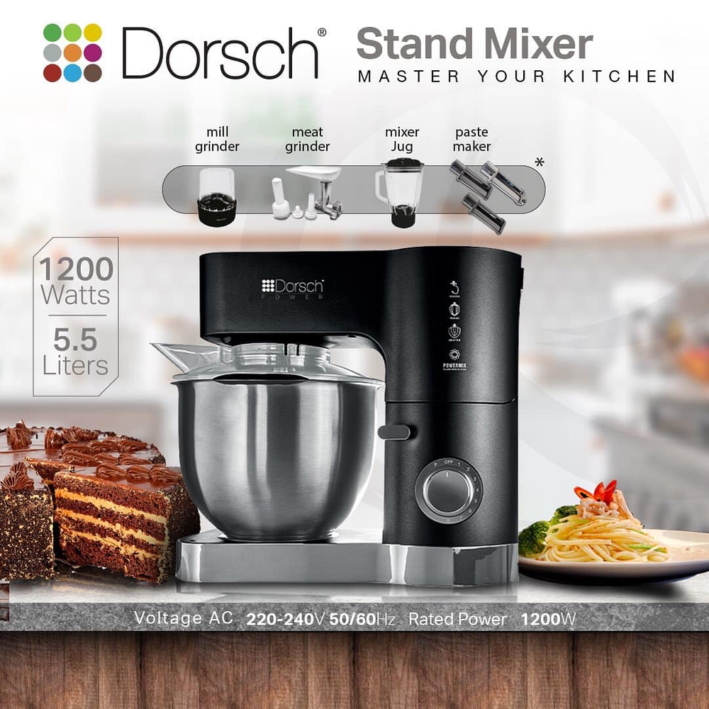 Pasta Roller for Dorsch Stand Mixer