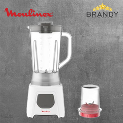Moulinex Blendeo LM2B2127 Blender 1.5L 450W with Grinder White