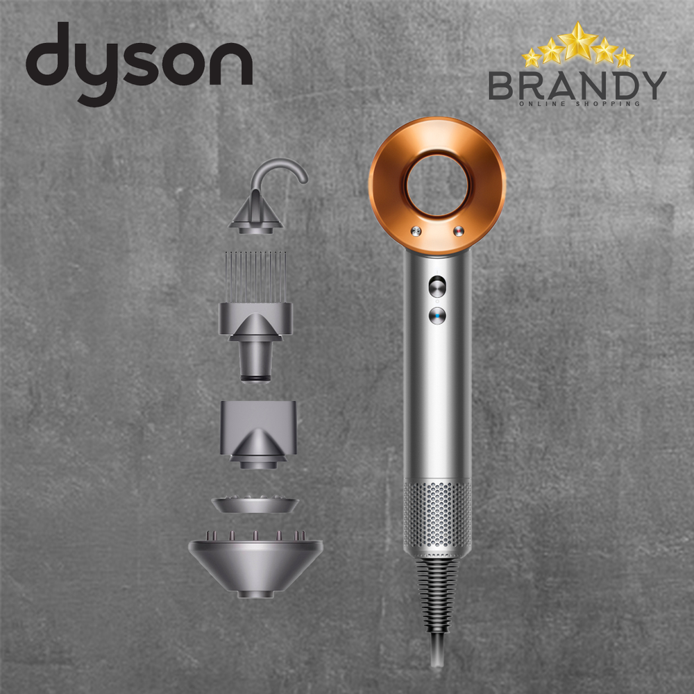 Supersonic Hair Dryer Bright Nickel/Copper HD07