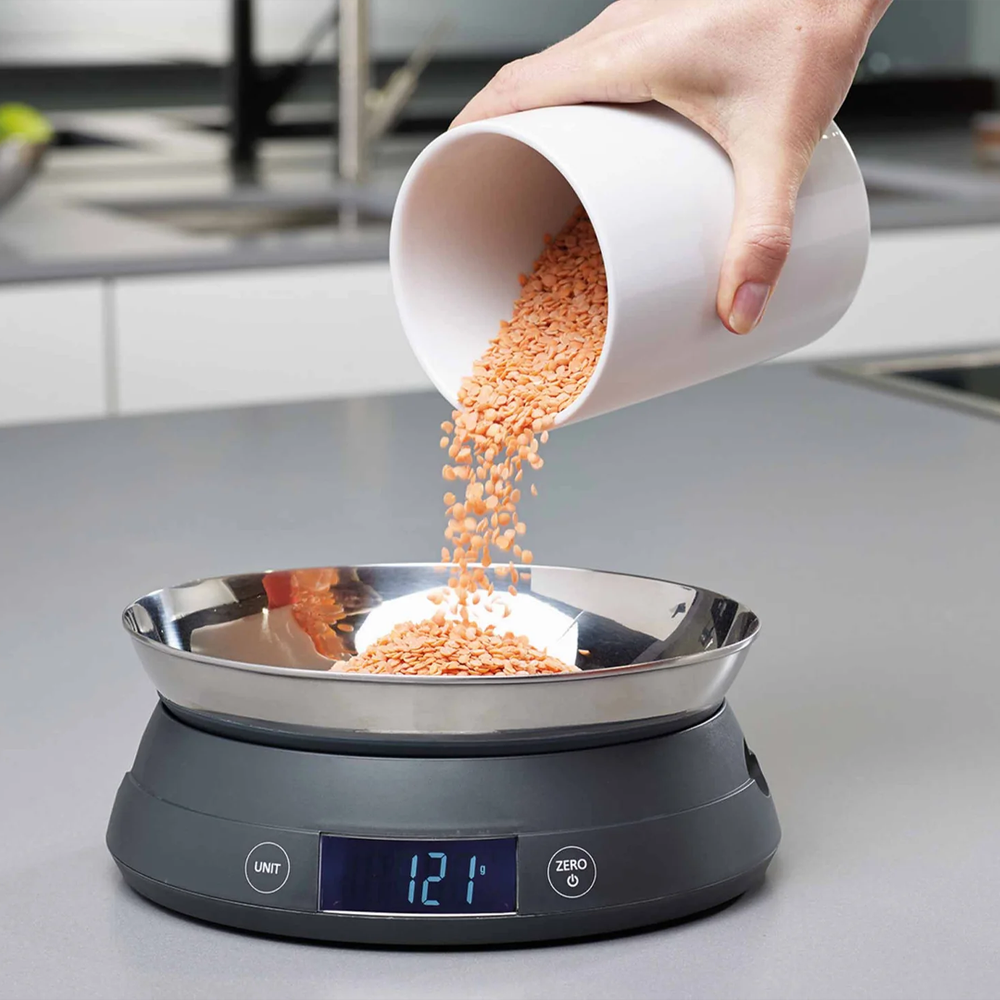 SwitchScale 5Kg Grey Kitchen Scale