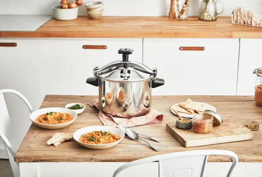 Tefal Stainless Steel Pressure Cooker - 6L, 8L, 10L, 12L