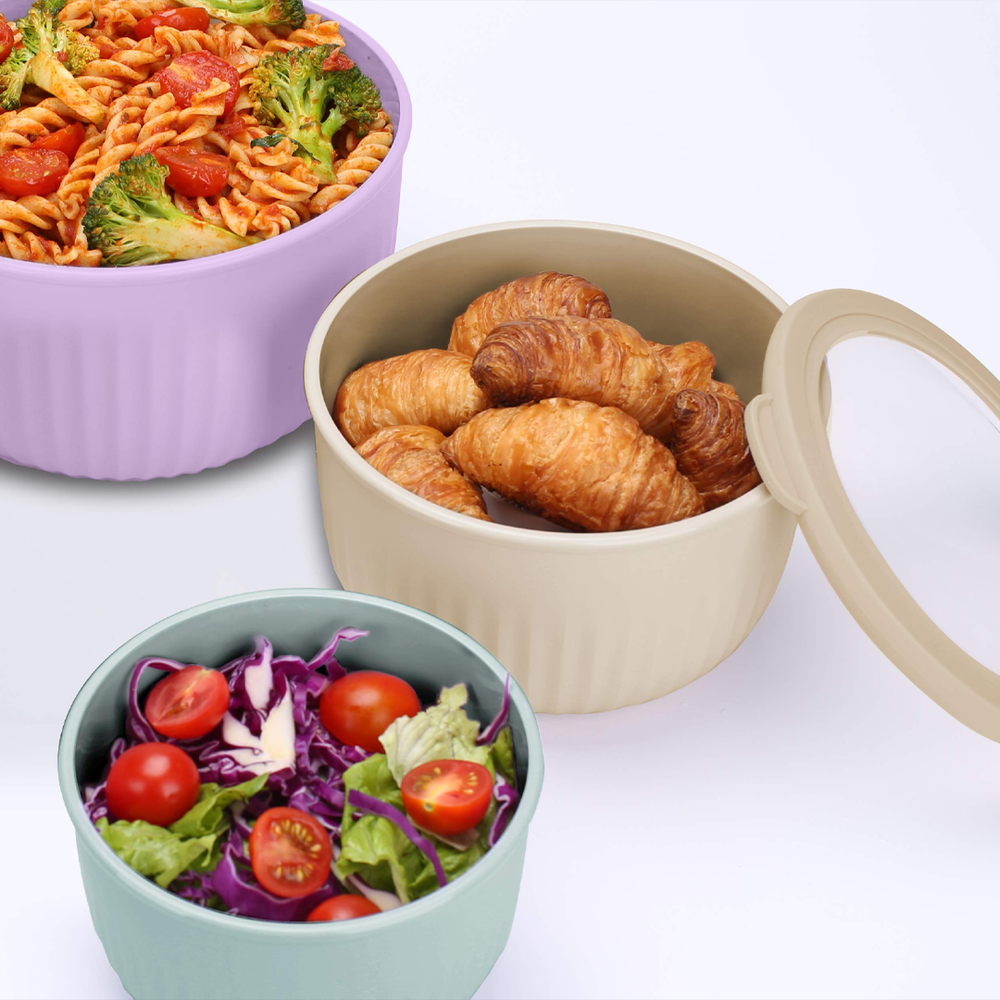 Set of 3 Pedrini Food Containers - Microwave & Dishwasher Safe