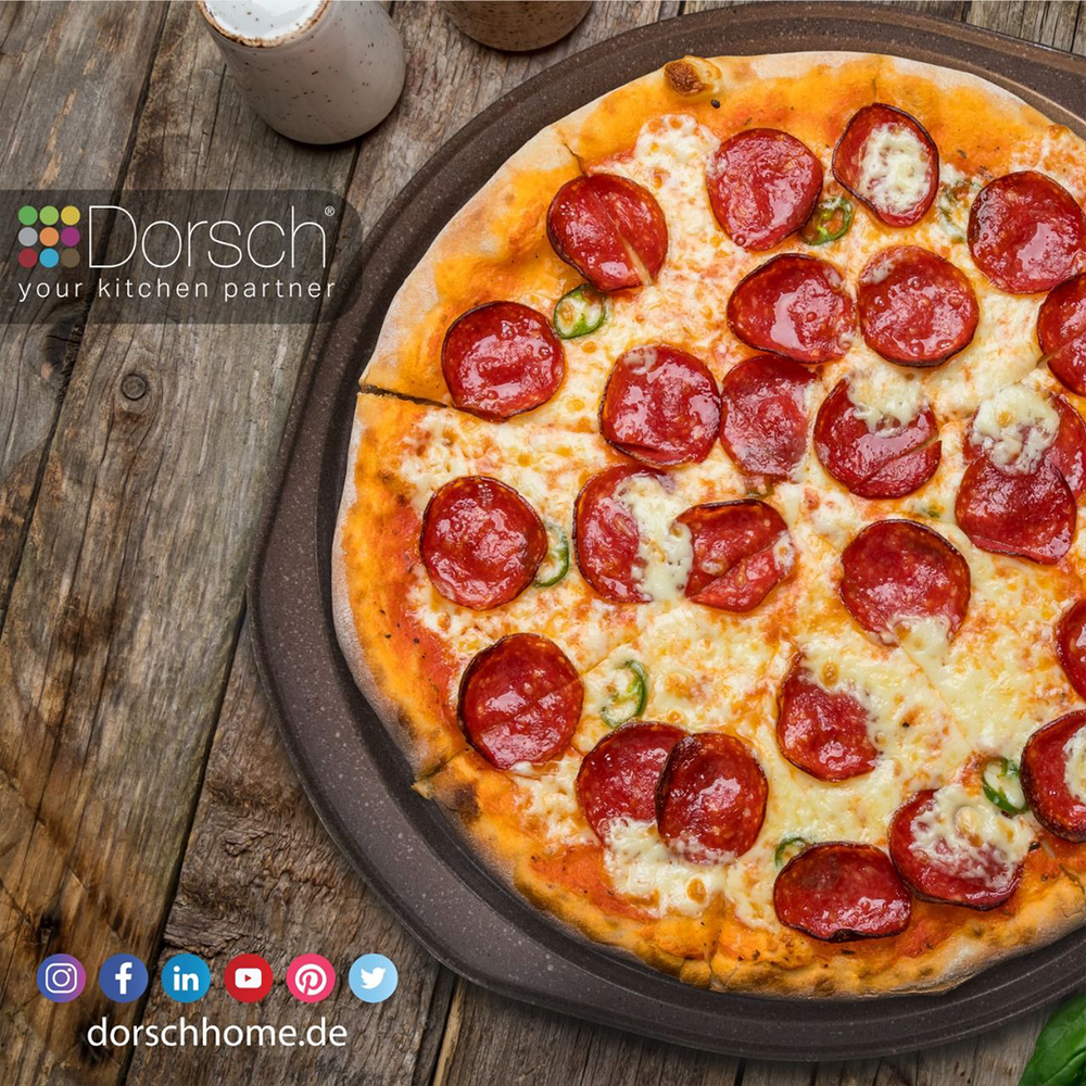 Pizza Pan 35cm Non-Stick Marble