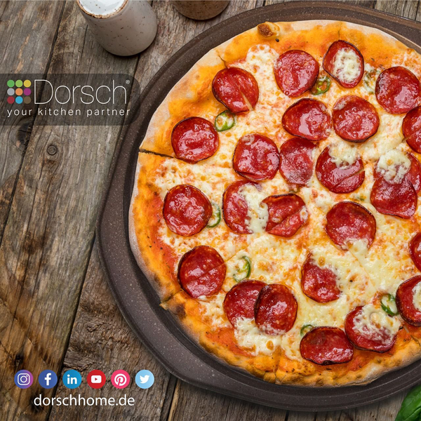 Pizza Pan 35cm Non-Stick Marble