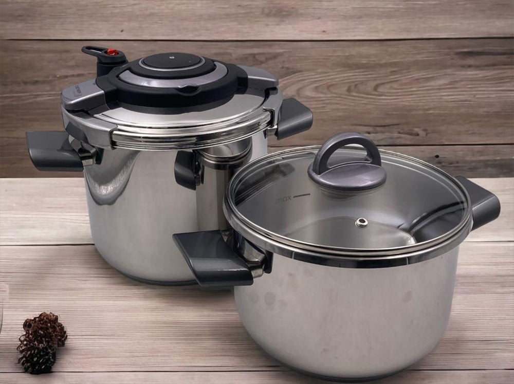 Easy Press Pressure Cooker Set 5L & 7L