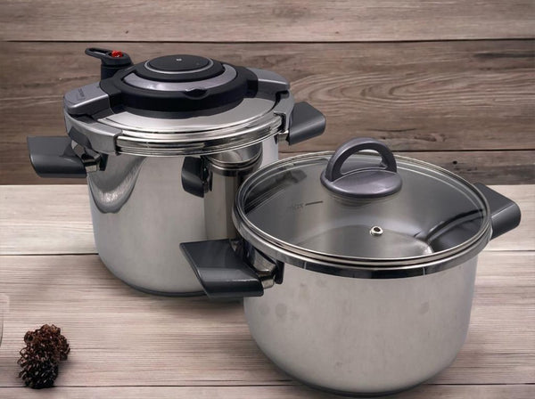 Easy Press Pressure Cooker Set 5L & 7L