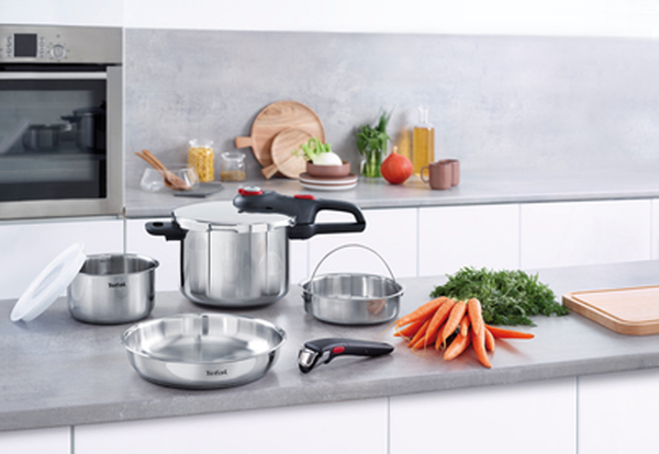 Ingenio Emotion Pressure Cooker Set with Stainless Steel 18/10