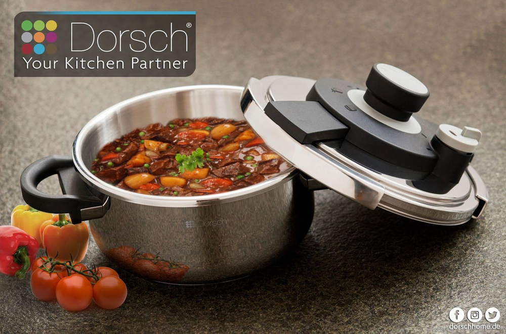 Go Press Pressure Cooker Set 6L & 8L